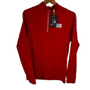 Levelwear MLB West Palm Beach Red Pullover‎ Small Baseball Training Jacket